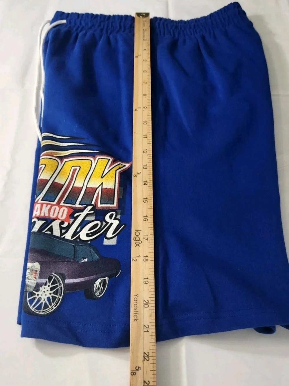 Akoo Fox Sweat Shorts Men's Size S Small Surf The Wave Clean Blue NWT 10